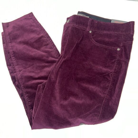 torrid Pants - Torrid Bombshell Skinny Pants Women's‎ 26R Purple Corduroy Stretch Waistband-New